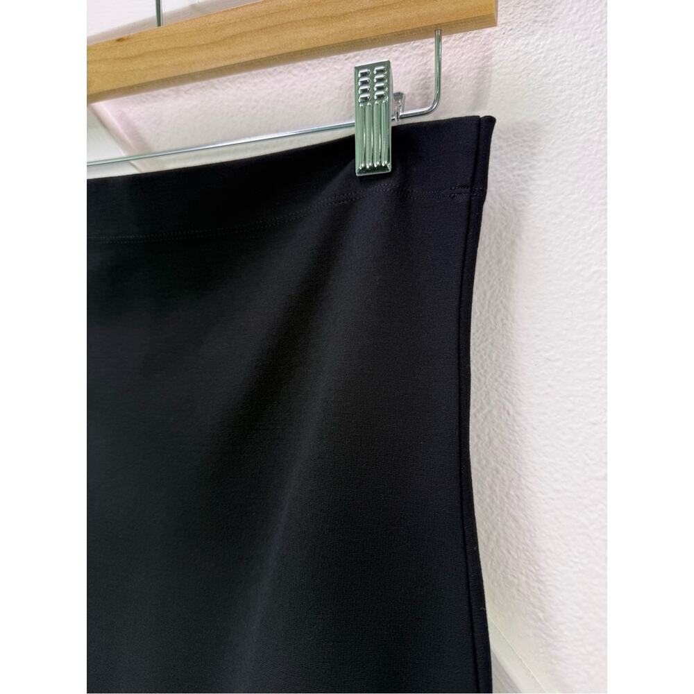 NWT Seraphine Maternity Body Con Jersey Stretch Midi Skirt Black Size Small - Picture 4 of 13